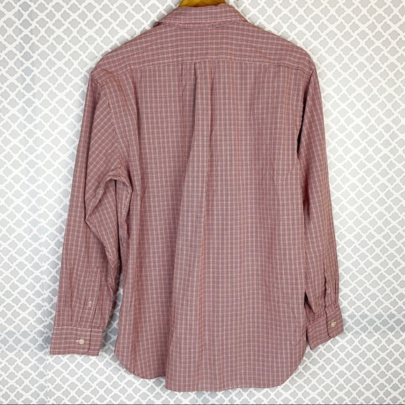 EUC Men’s J. Crew 80’s 2 ply Micro Checkered Shirt - Picture 4 of 8